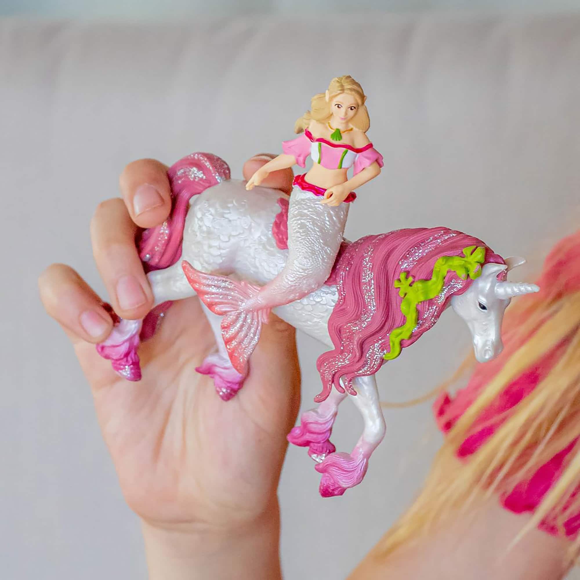 schleich® Bayala® Mermaid Feya Riding Underwater Unicorn Playset